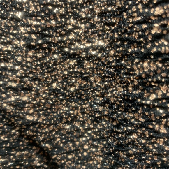 ❤️ Wrangler Metallic Copper Open Front Cardigan Blazer Black Bronze D46 - Picture 4 of 9